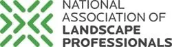 The logo for the national association of landscape professionals.